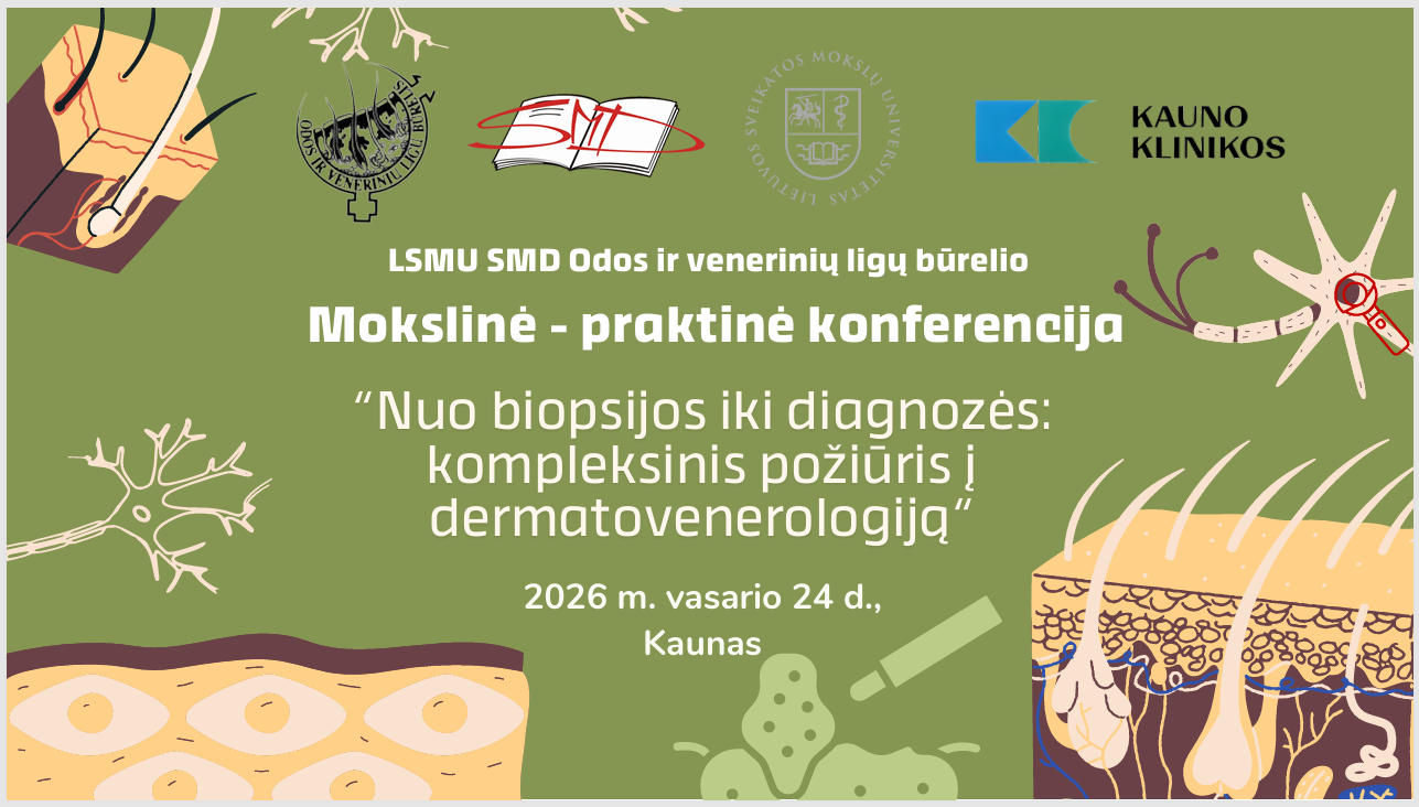 Nuo biopsijos iki diagnozės: kompleksinis požiūris į dermatovenerologiją
